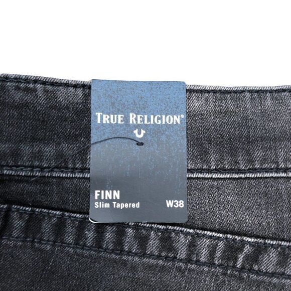 Brand New True Religion Jeans Size 38 FINN Gray - Picture 11 of 11